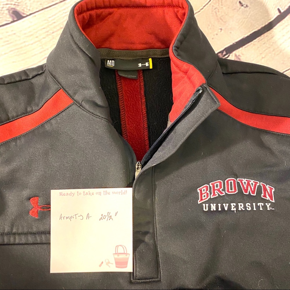 Brown University Under Armour black sweatshirt M - Picture 4 of 4